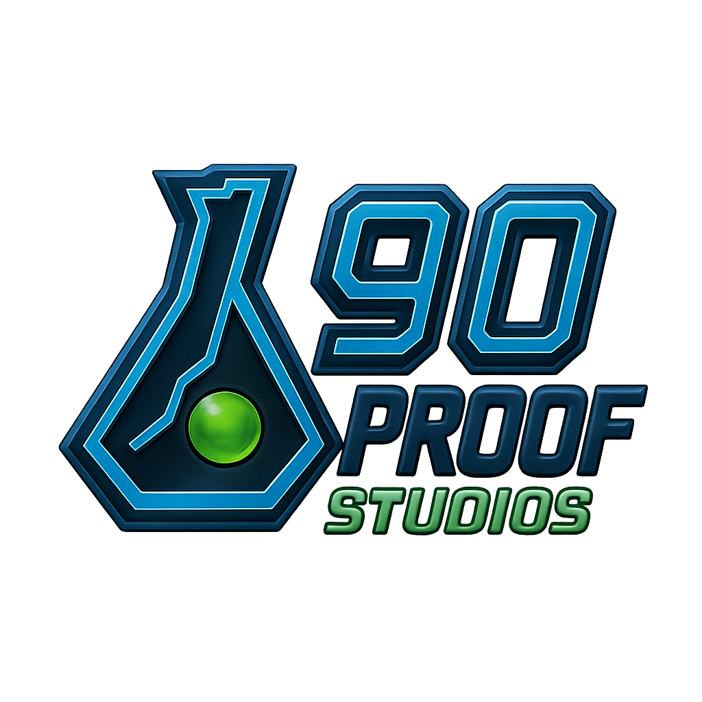 90 Proof Studios logo